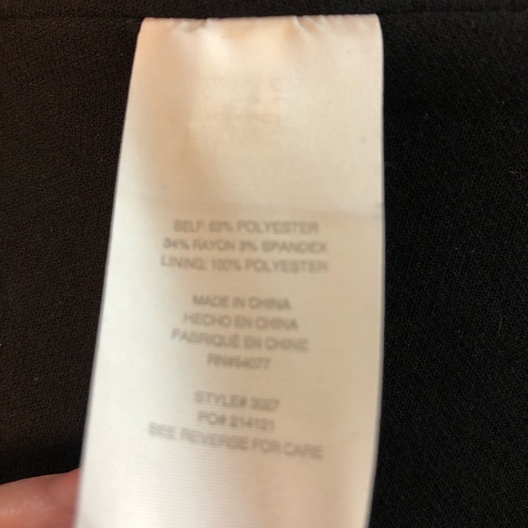 Cabi Sz 4 Abbott Peplum Blazer Jacket 3/4 Sleeves - Picture 7 of 7